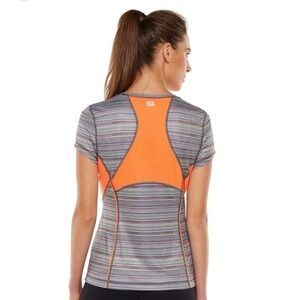 Fila running shirt xl women’s‎ orange and grey